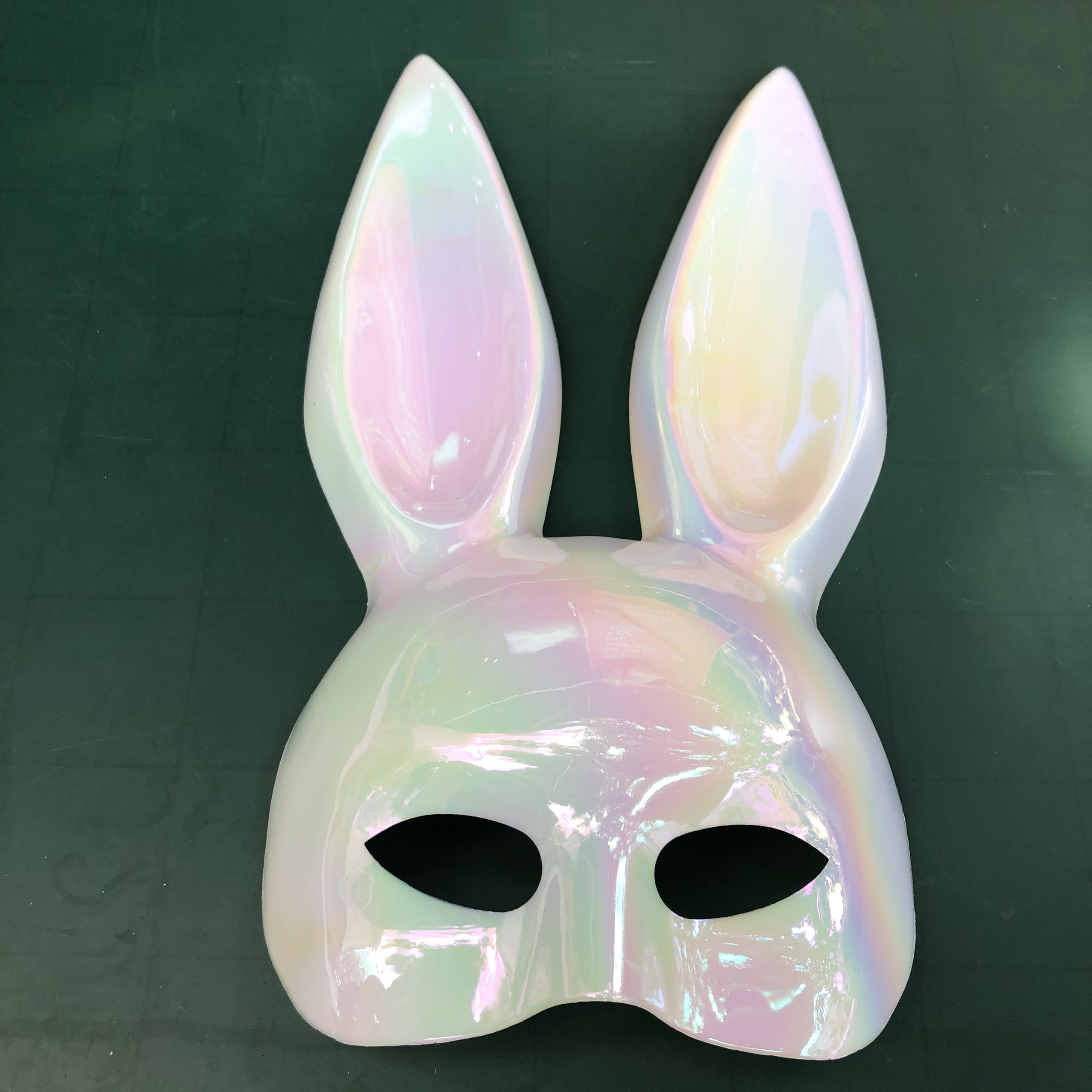 Mặt nạ hóa trang Thỏ Bunny xà cừ tai dài chơi Halloween cho trẻ em và người lớn