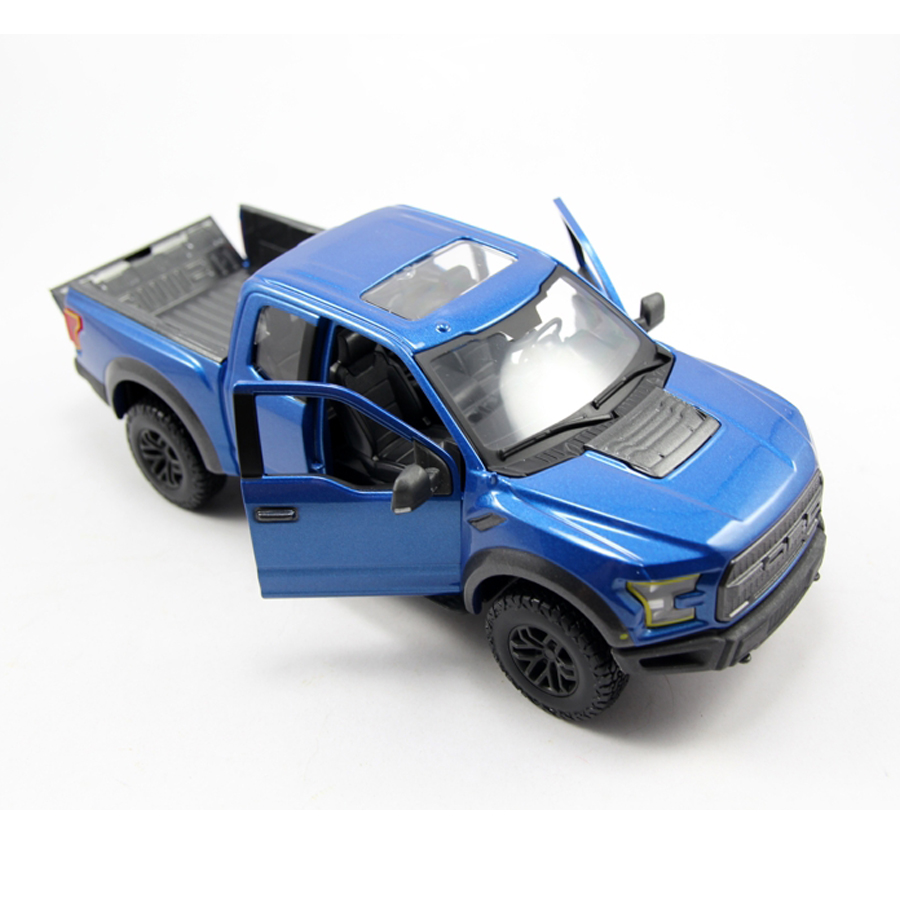 Mô Hình Xe Ford Raptor F-150 Special 2017 Blue 1:24 Maisto MH-31266