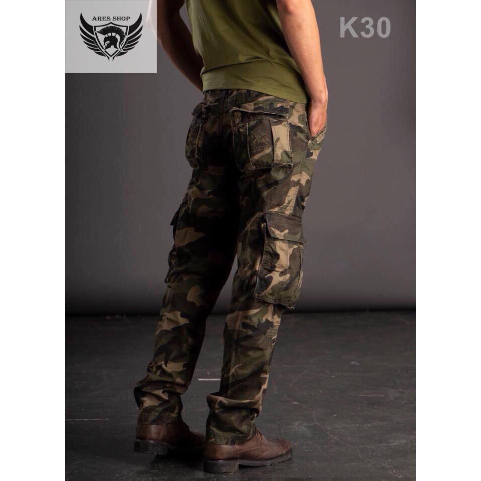 Quần kaki túi hộp nam chất liệu kaki cotton bền bỉ thấm hút mồ hôi tốt style bụi bặm nam tính -CAMO - ARES SHOP