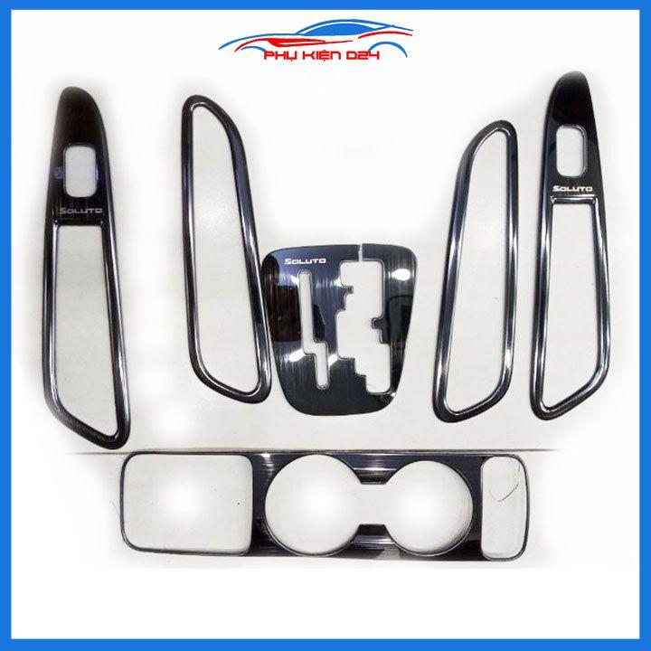 Ốp nội thất Soluto 2019-2020-2021 vân Titan bảo vệ chống xước và làm đẹp xe