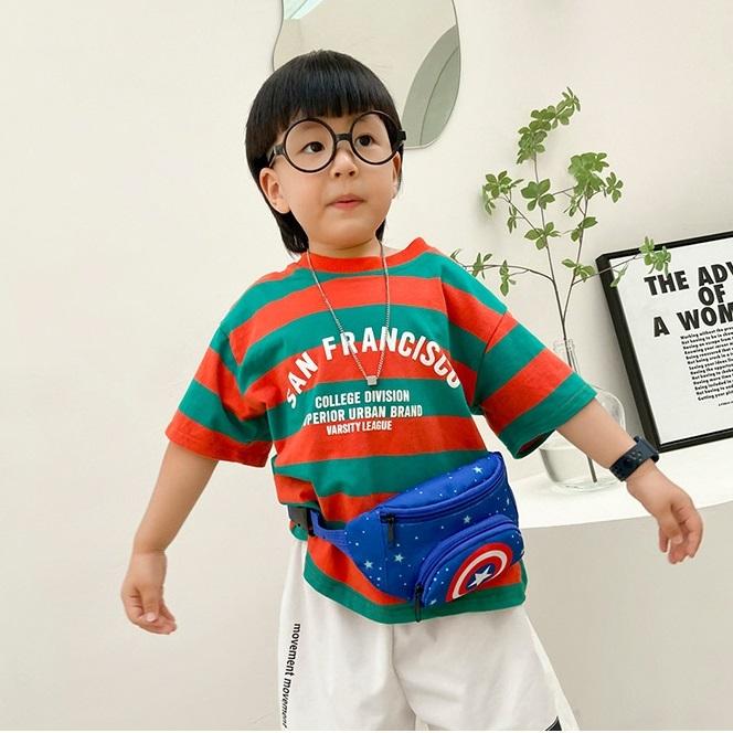 Túi Đeo Chéo Bao Tử Cho Bé Đi Chơi Mẫu Bao Tử 2 Ngăn