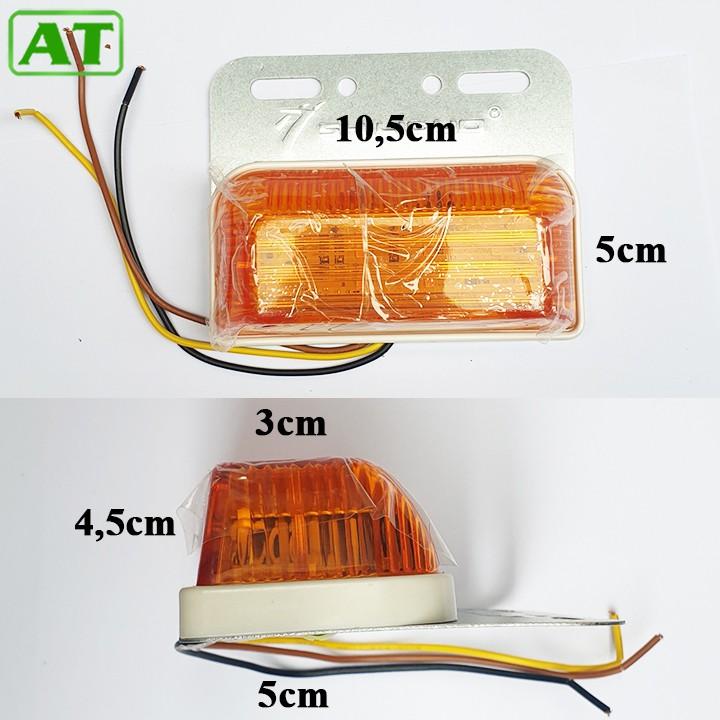Đèn Led Sườn Xe Tải 12V 24V Có Soi Lốp 5 Màu Tùy Chọn