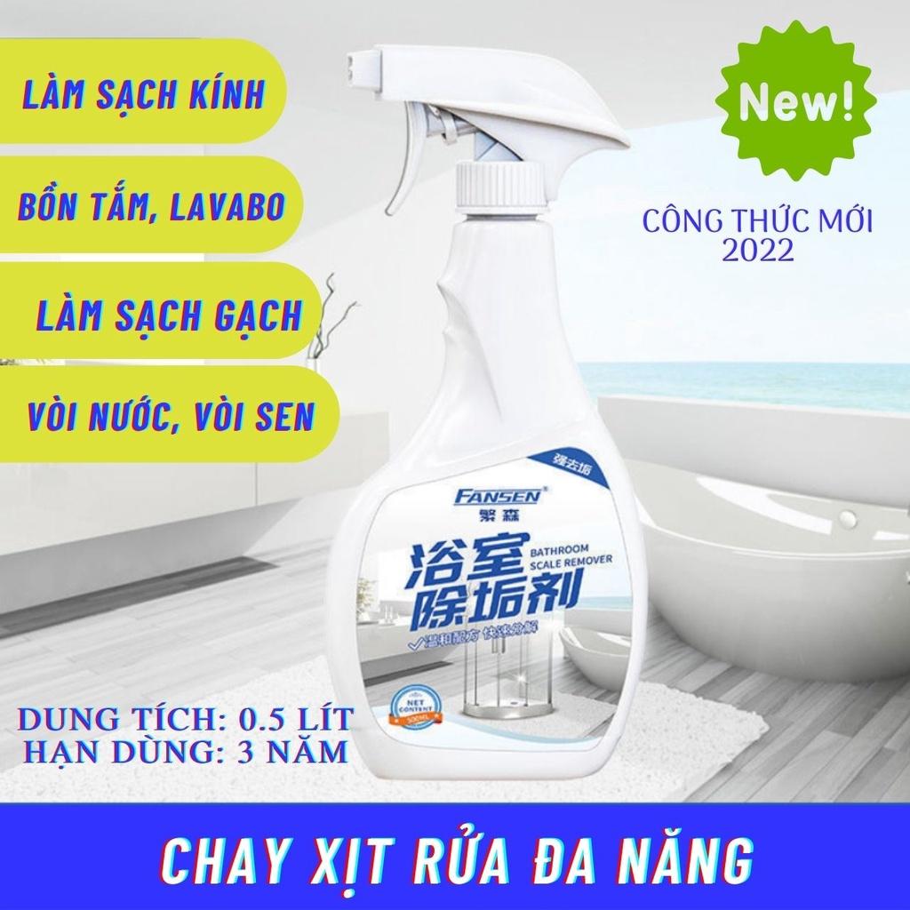 Nước Tẩy Xịt Rửa Cáu Cặn Mảng Bám Đa Năng Canxi Nhà Tắm Gạch Men Vòi Nước FanSen