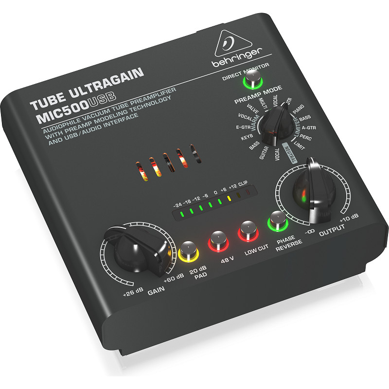 Hình ảnh Signal Processors Behringer MIC500USB- Microphone Preamplifiers- Hàng chính hãng