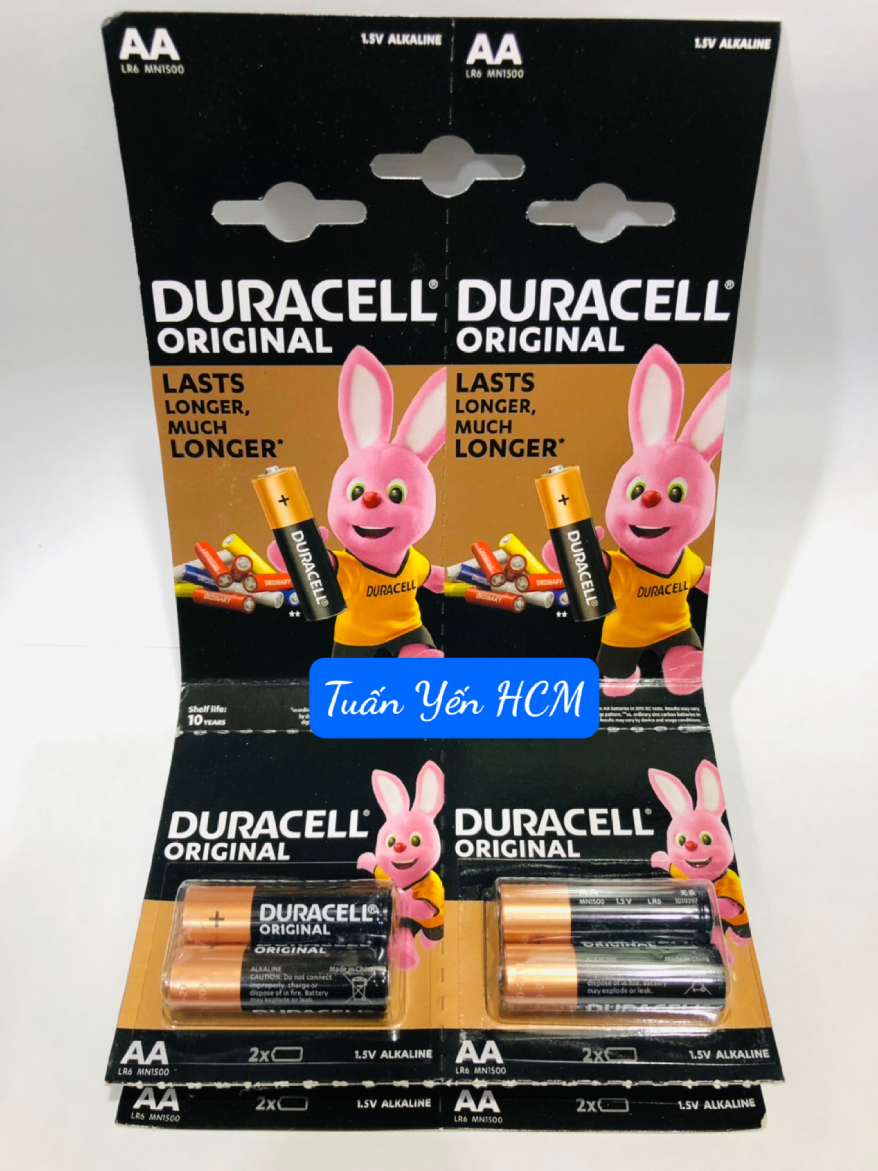 Pin AA Alkaline 1.5v Duracell MN1500 LR6 - Vỉ 2 viên - Tuấn Yến