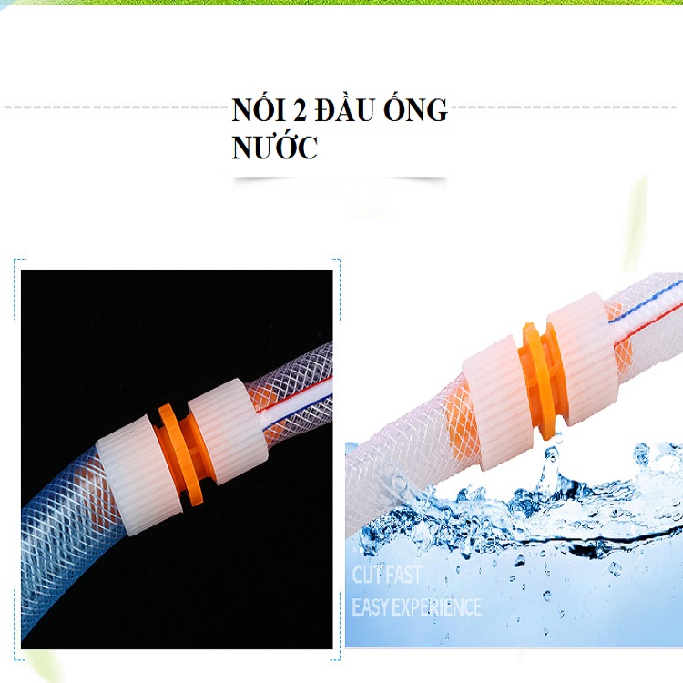 NỐI ỐNG NƯỚC – Nối hai đầu ống nhựa chọn trong phân loại