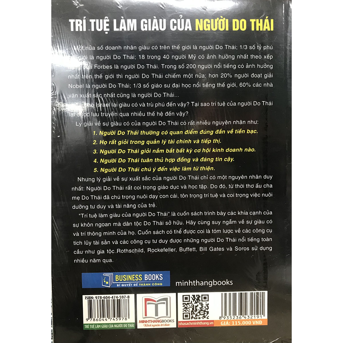 Businessbooks - Trí tuệ làm giàu của người Do thái - Tại sao họ lại giàu và giỏi đến vậy- (Bìa mềm) - Tái bản