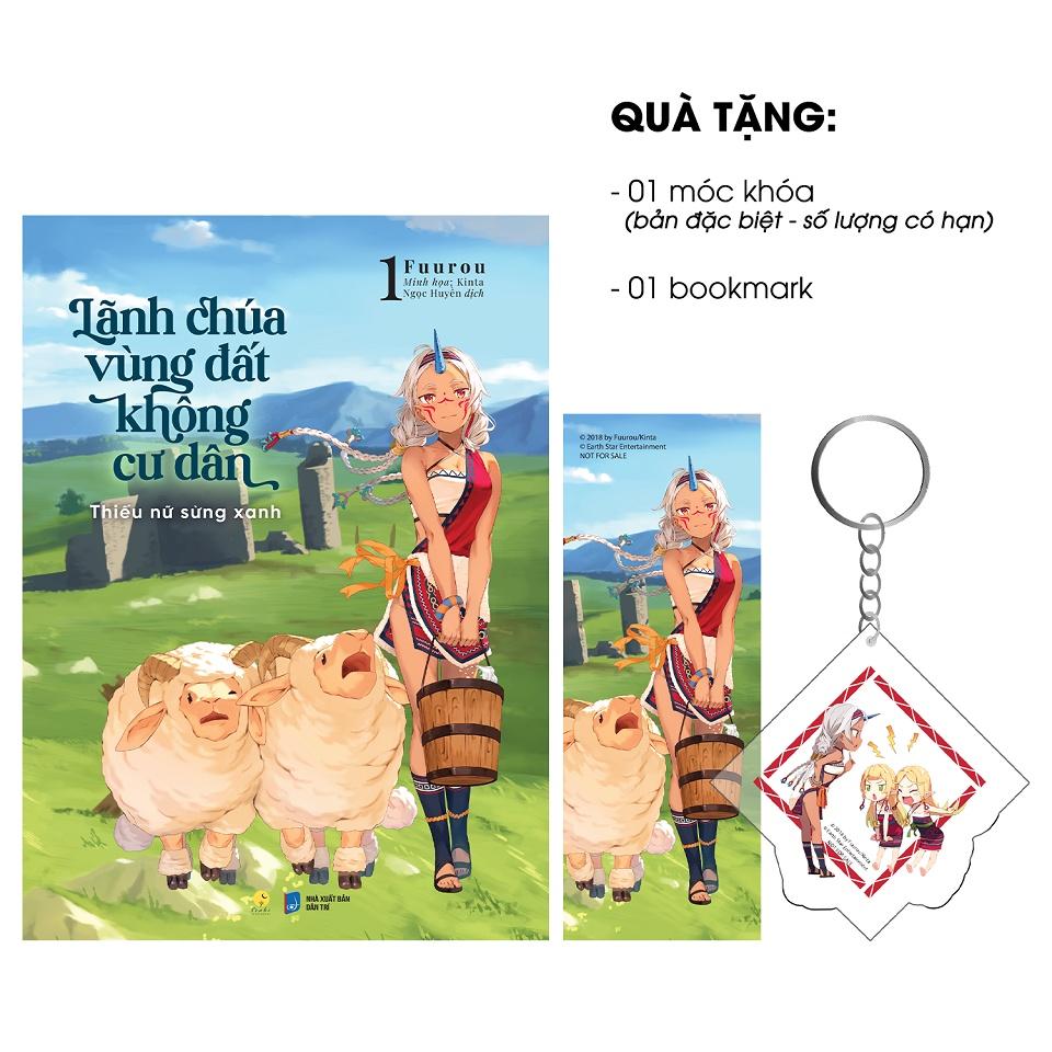 Sách  Lãnh Chúa Vùng Đất Không Cư Dân  Thiếu Nữ Sừng Xanh (Tập 1) - Skybooks - BẢN QUYỀN - Bản thường