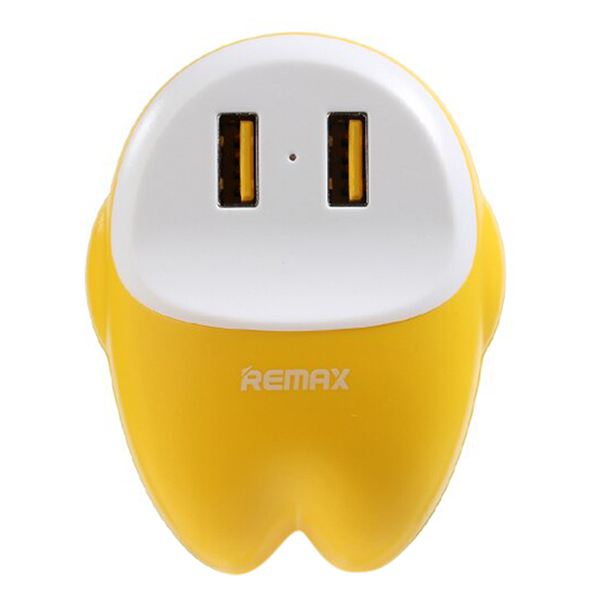 Adapter Sạc 2 Cổng USB 1A Remax RP-U26 (Màu Ngẫu Nhiên) - Hàng Chính Hãng