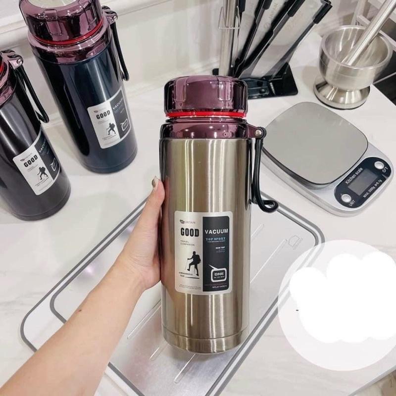 Bình Giữ Nhiệt Good -Vacuum Cup chất liệu inox, dung tích 1000l - khobuon11688