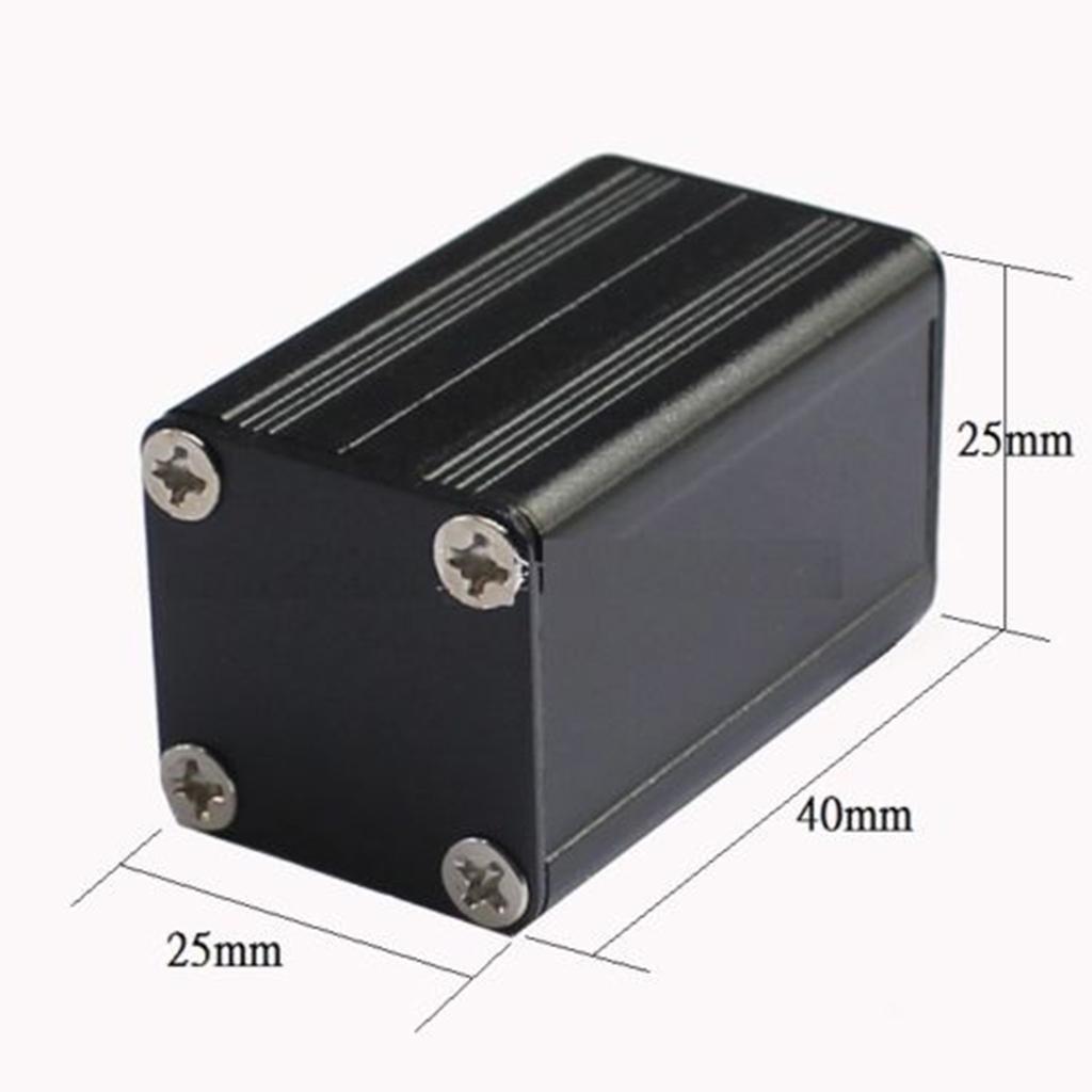 2 Set 40x25x25mm Aluminum Instrument Box PCB Enclosure DIY Electronic Case