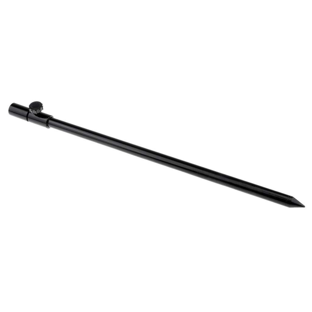 2xBlack Aluminium Alloy Carp Coarse Fishing BankSticks Bank Sticks Rod Pod