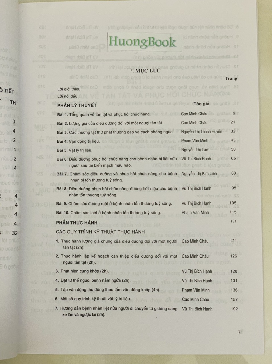 Sách - Phục Hồi Chức Năng