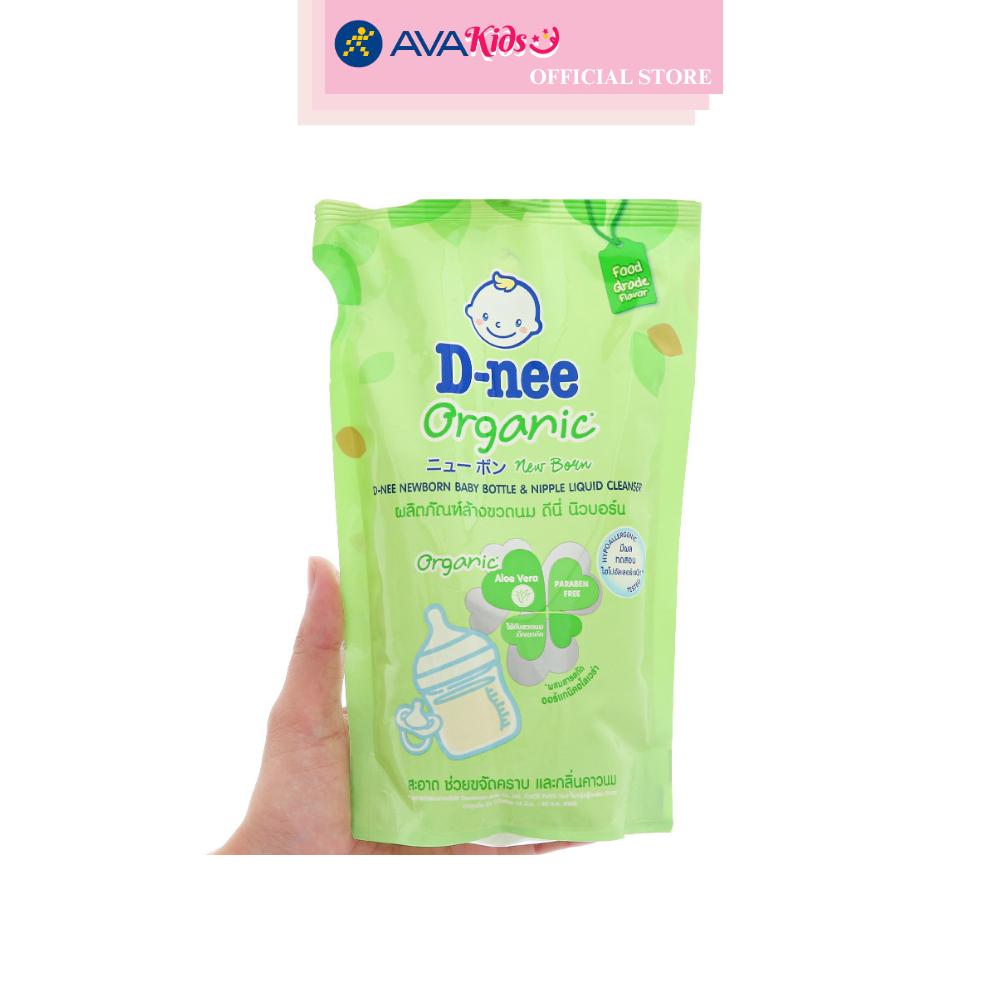 Nước rửa bình sữa D-nee Organic túi 550 ml hương cam