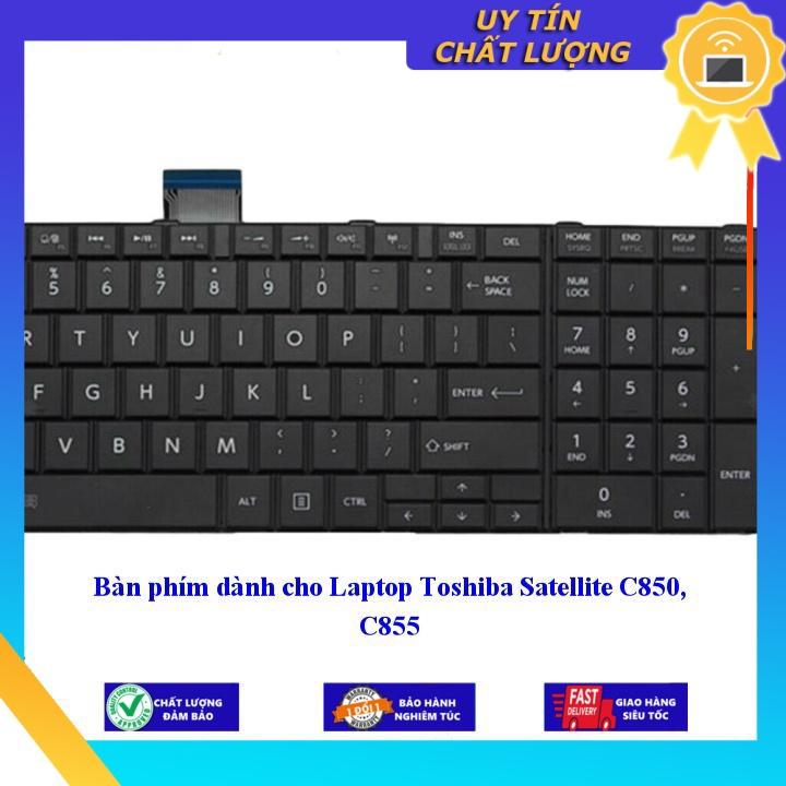 Bàn phím dùng cho Laptop Toshiba Satellite C850 C855 - Hàng Nhập Khẩu New Seal