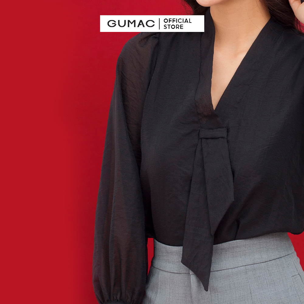 Quần tây nữ GUMAC QC01008 ống rộng túi dọc