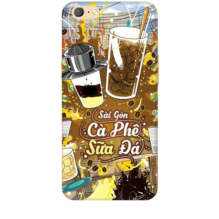 Ốp lưng dành cho điện thoại OPPO A71 Hình Sài Gòn Cafe Sữa Đá - Hàng chính hãng