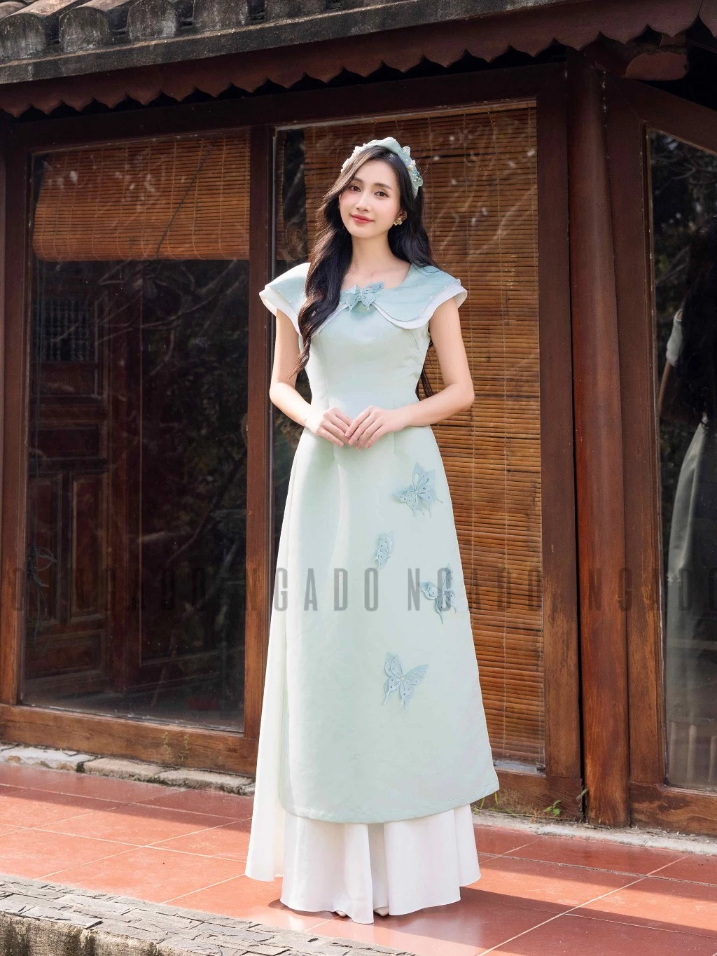Áo dài Trúc Giao NGADO , áo dài truyền thống , áo dài cách tân
