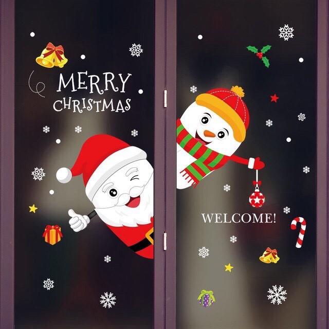 Decal Trang Trí Noel