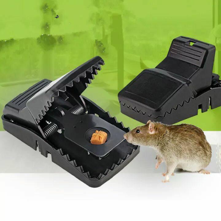 BẪY CHUỘTBẪY BẮT CHUỘT BẰNG NHỰA MÀU ĐEN THÔNG MINH TIỆN DỤNG