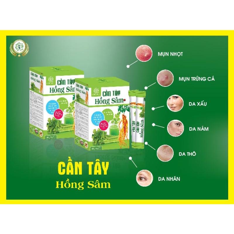 Cần tây Hồng Sâm Lan Chi : đào thải đọc tố, tăng cường sức khỏe, tốt cho hệ tiêu hóa, đường ruột