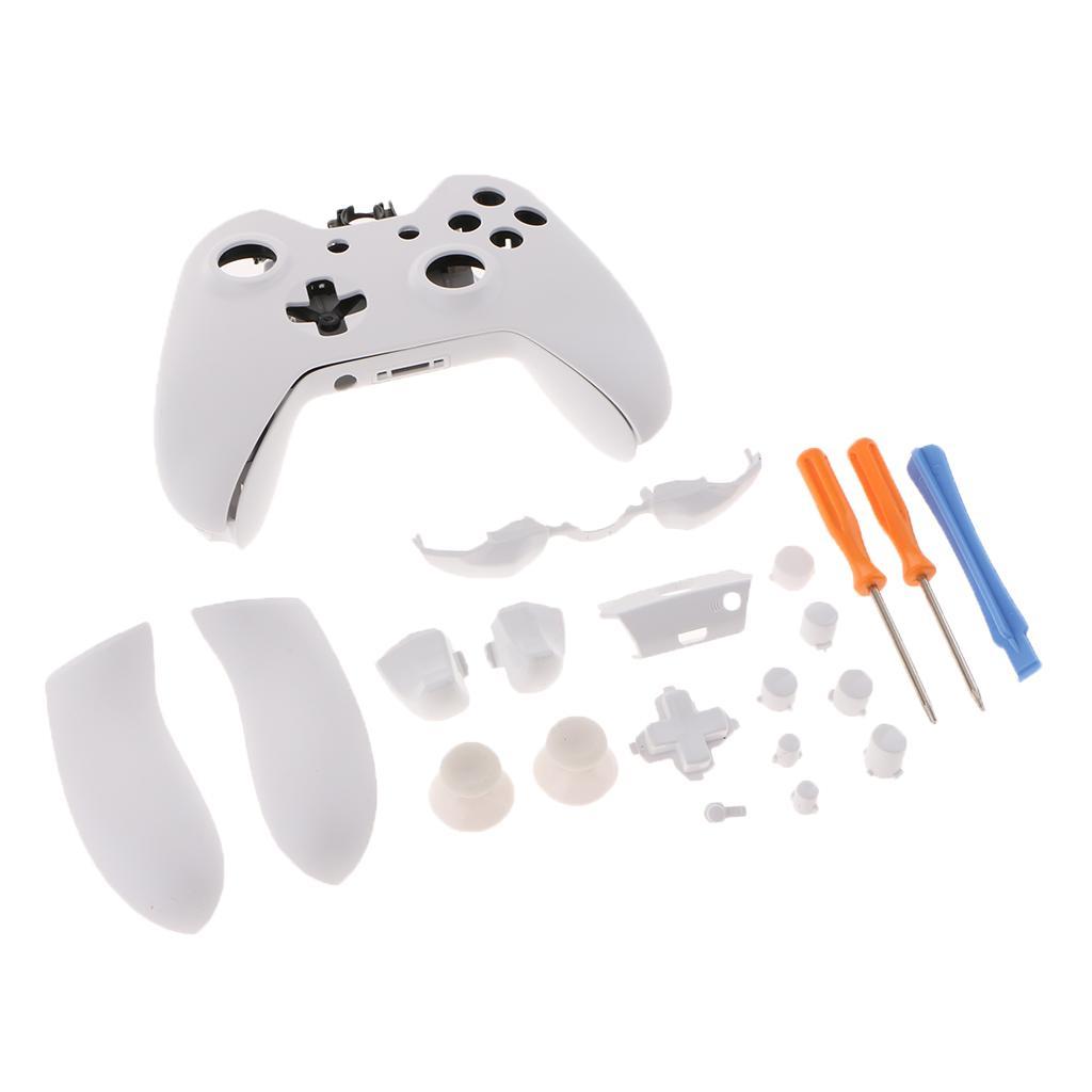 Replacement White Case Shell Set for Microsoft Xbox One Screwdriver