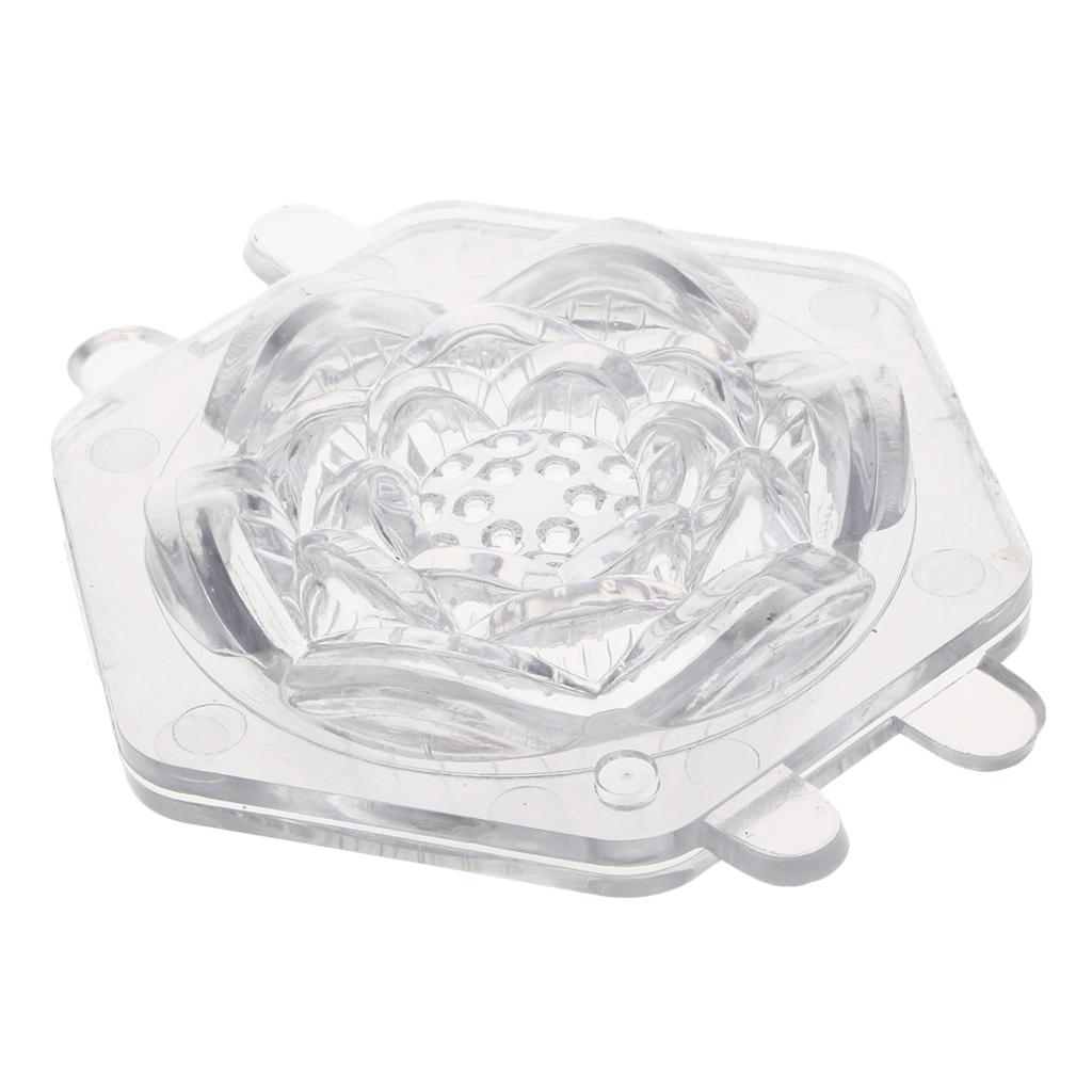 3D Lotus Candle Making Molds Model Soap Mould DIY Candle Craft Soap Tool