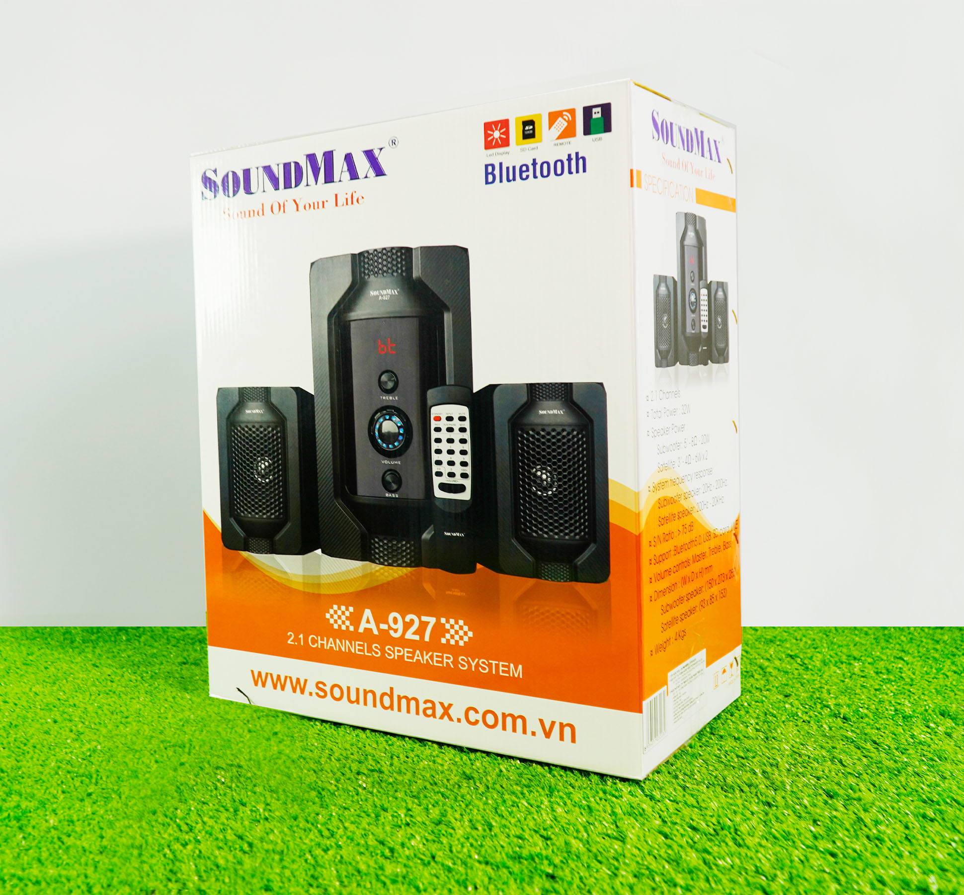 Loa Bluetooth SoundMaX-A-927 2.1 - Hàng Chính Hãng