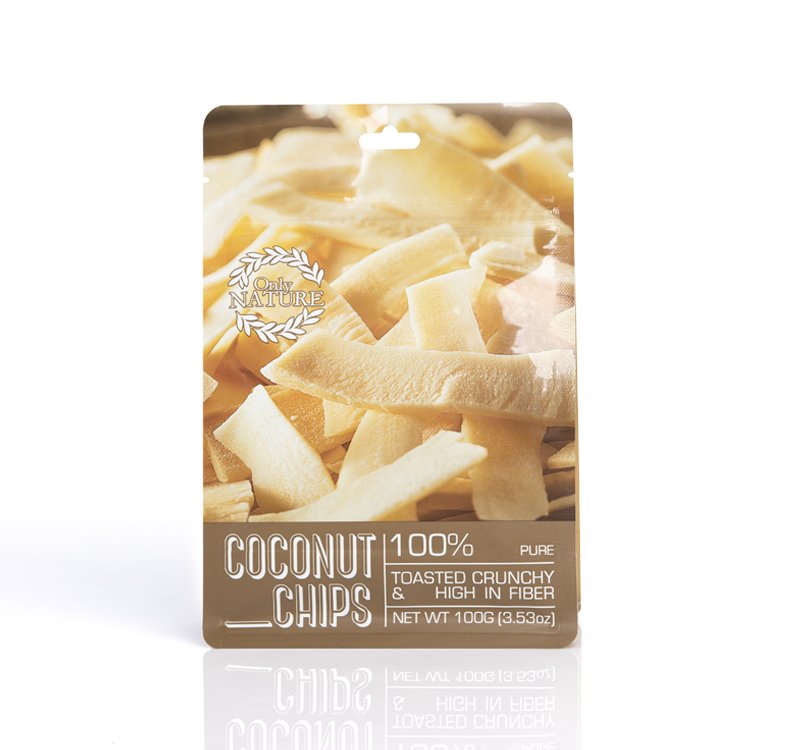 Dừa Sấy Giòn - Coconut Chips Only Nature (100gr/ Túi)