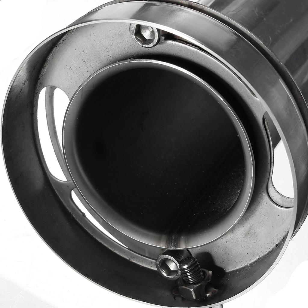 Insert Removable Stainless Steel Round Exhaust Tip Silencer Muffler 3.5 inch/4 inch/ 4.5 inch