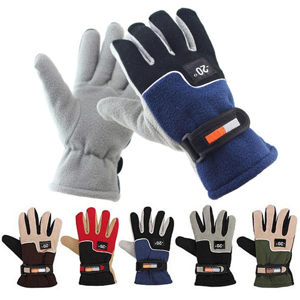 Nam Nữ Mùa Đông Găng Tay Trang Nhiệt Ấm Guantes Xe Đạp Xe Đạp Đi Xe Đạp Full Ngón Trượt Tuyết Xe Máy Motocross Color: J