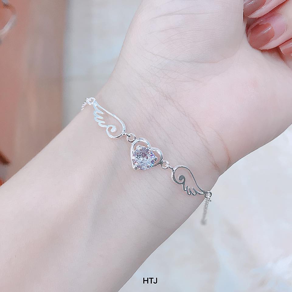 Lắc tay nữ thời trang chất liệu bạc s925 MS075