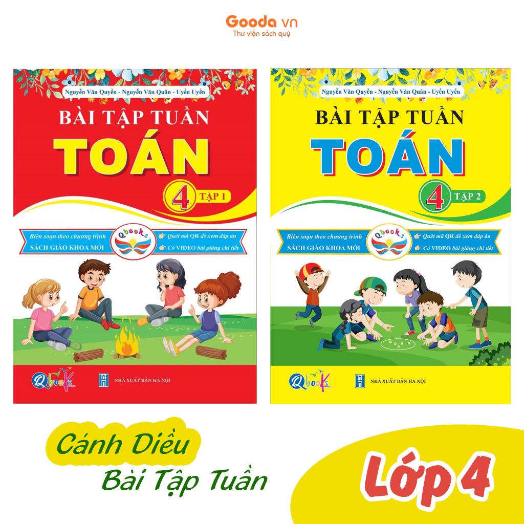 Combo Bài Tập Tuần Toán Lớp 4 - Cánh Diều - Bản Quyền