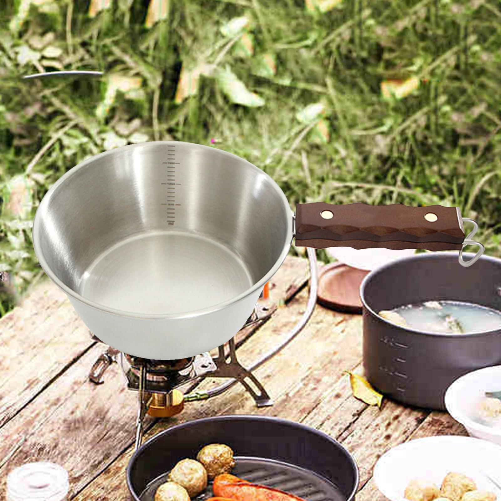 Camping Bowl Food Bowl Cookware Outdoor Bowl Cup for Cookout Hiking Barbecue