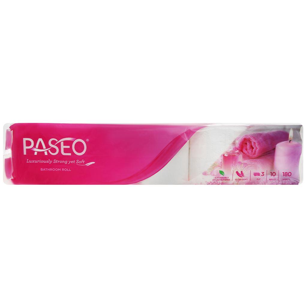 Giấy vệ sinh Paseo lốc 10 cuộn 3 lớp