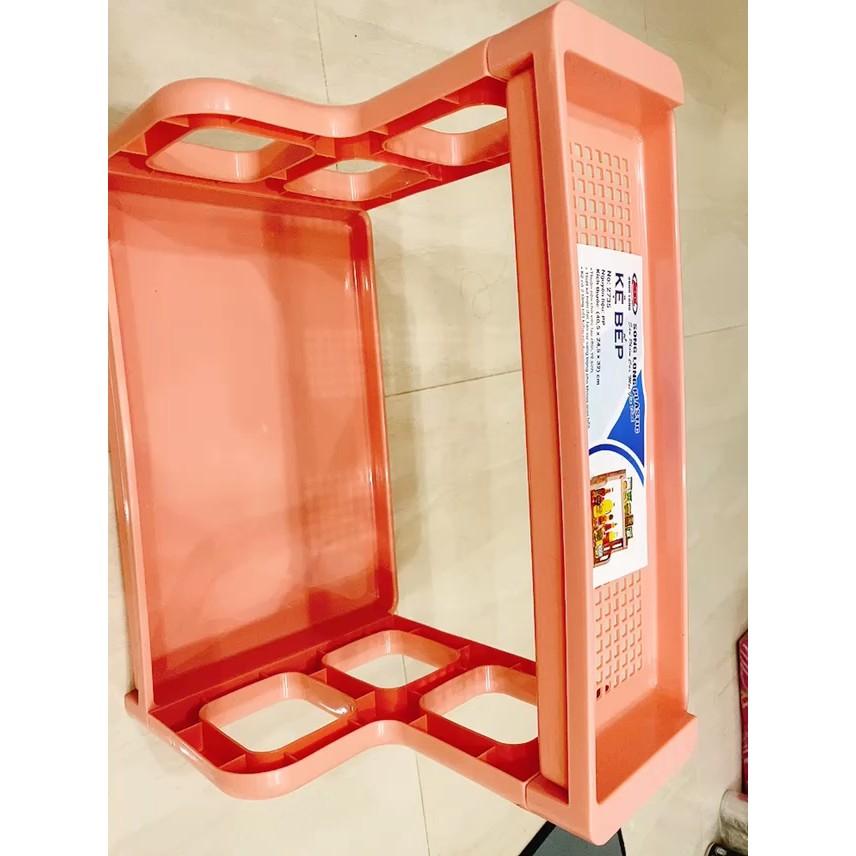Kệ đựng gia vị 2 tầng - Kệ để đồ thông minh 2 tầng đa năng tiết kiệm không gian