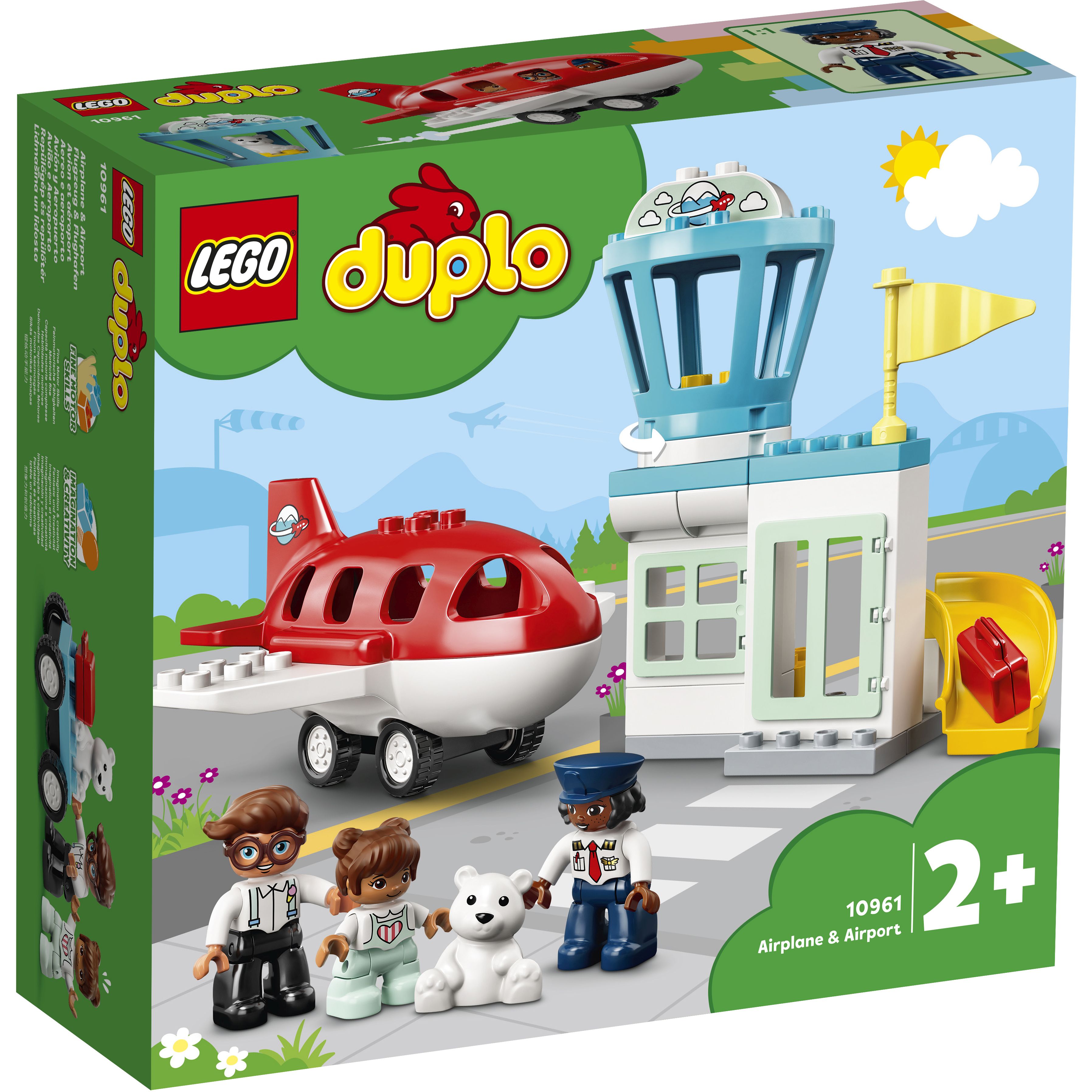 LEGO DUPLO 10961 Bộ lắp ráp sân bay cho bé (28 chi tiết)