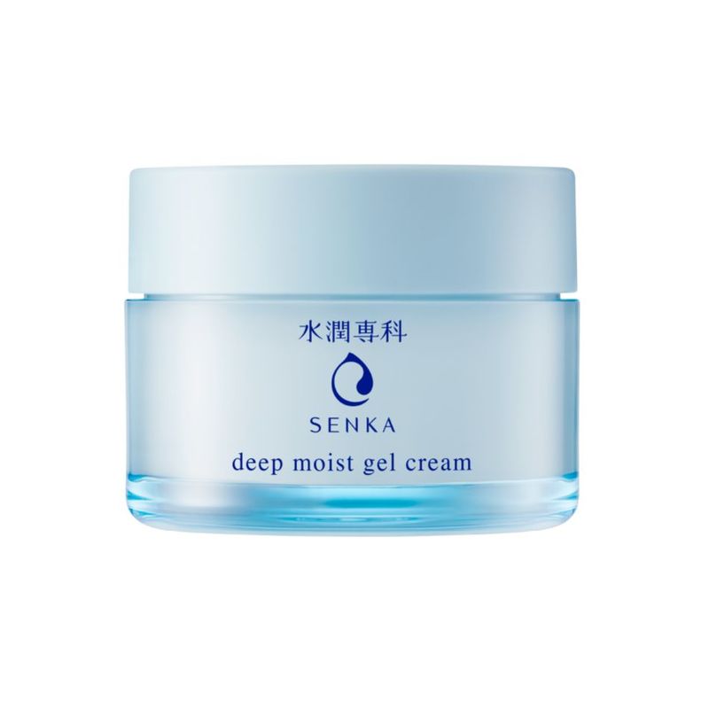 Kem dưỡng cấp ẩm chuyên sâu dạng gel - Senka deep moist gel cream tặng mặt nạ giấy nén Miniso