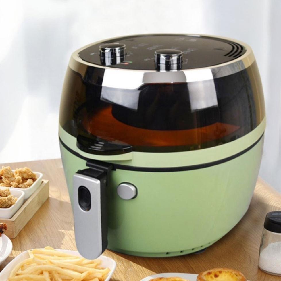 Nồi chiên không dầu 8L , Thiết Kế Hiện Đại, Giúp Bạn Và Gia Đình Thưởng Thức Những Món Rán, Quay Thật Thơm Ngon