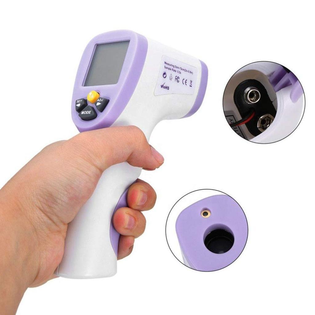 2x Multifunction Non- Forehead And Ear Digital Body Thermometer White