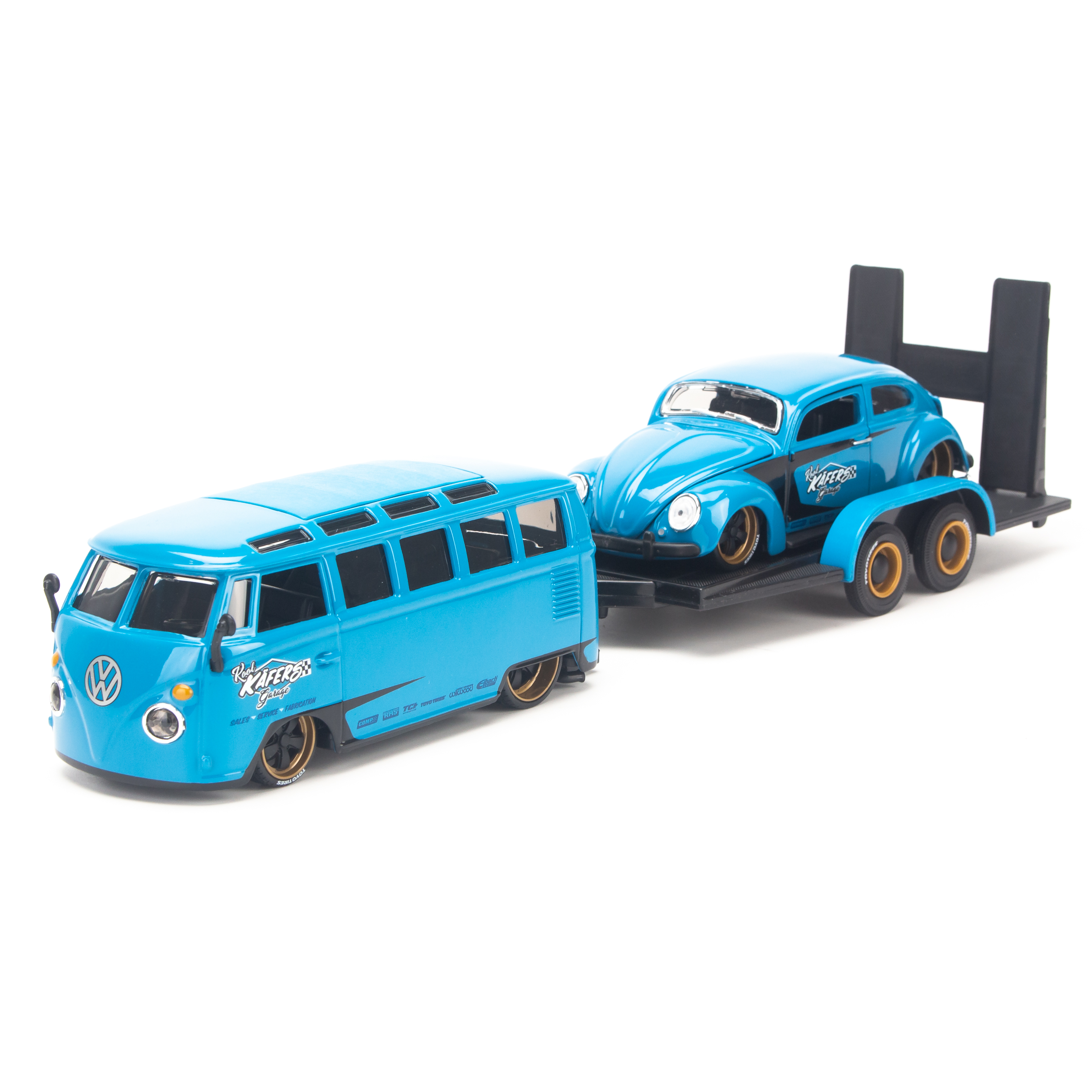 Mô hình xe Design Elite Transport - VW Van + Beetle 1:24 Maisto - 32752