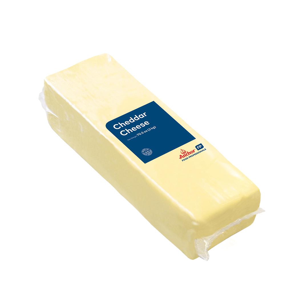 Phô mai Cheddar Anchor New Zealand khối 2kg