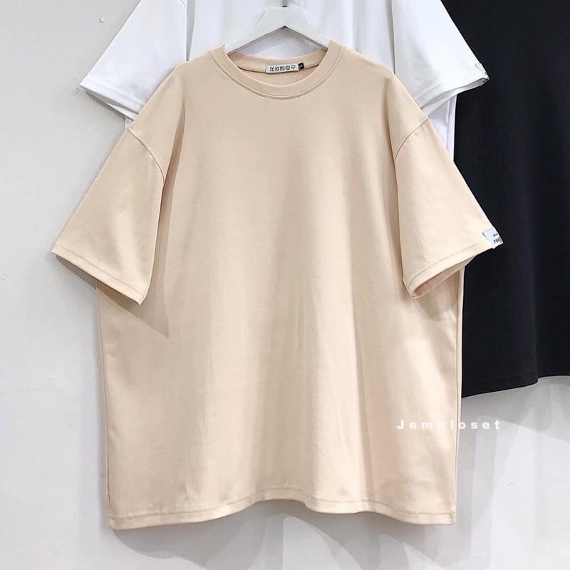 Áo Thun Trơn Form Thụng Tay Lỡ Unisex Nam Nữ Nhiều Màu Hot