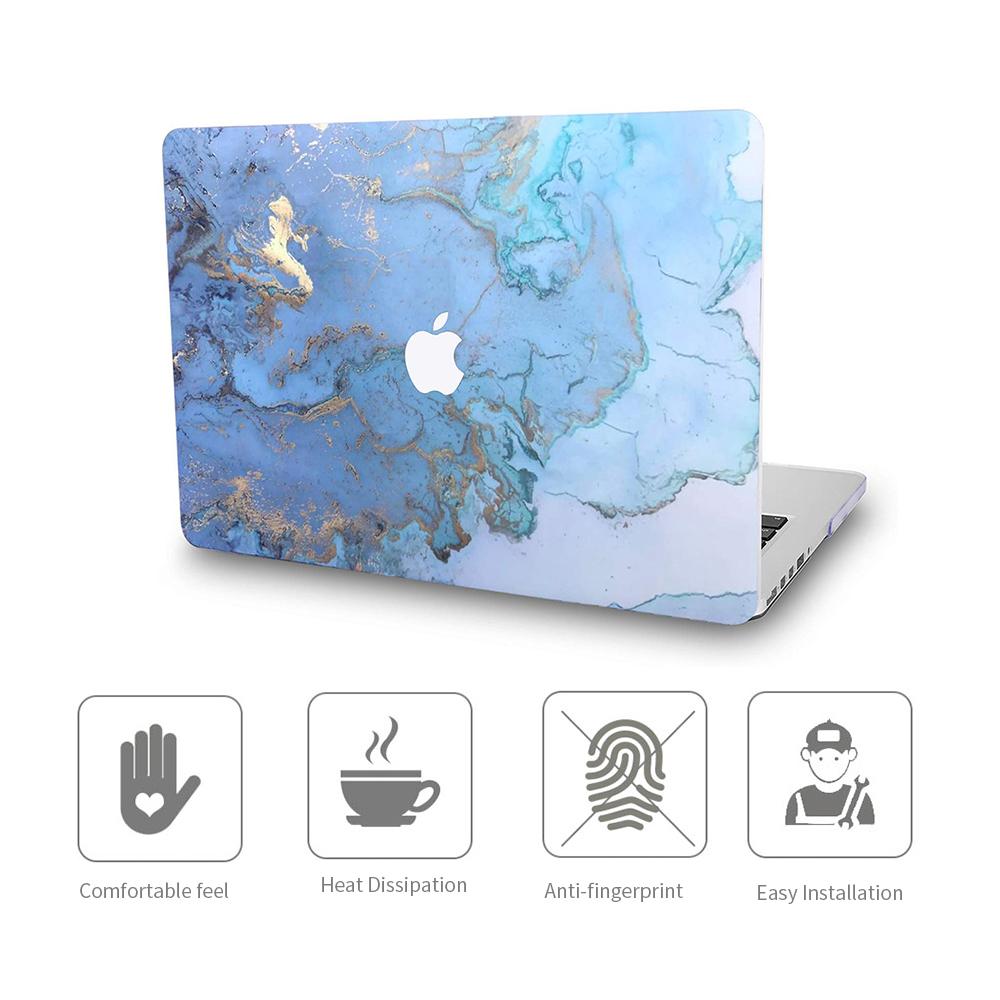 Vỏ bảo vệ máy tính xách tay siêu mỏng tráng cao su dùng cho Apple Air 13.3 '' MacBook Air Model