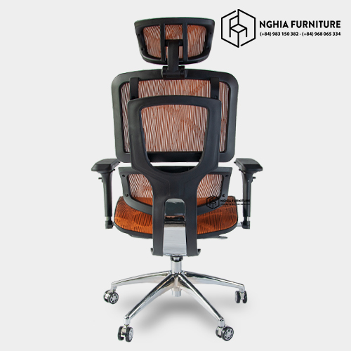 Ghế công thái học Nghia furniture LIFE 02 - Ghế văn phòng làm việc hỗ trợ cột sống chuẩn tư thế, big size, siêu chắc chắn