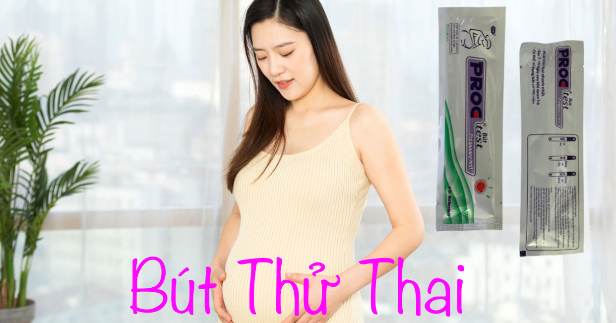 Bút thử thai cao cấp Proc test, gói 1 cái, vinaphar