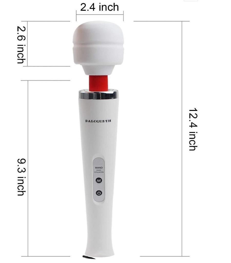 Máy Mát Xa HV280 Không Dây Pin Sạc 100% Seal Chính Hãng, Máy Massage HV280 Maggic Wand 10 Kiểu Tốc Độ Mạnh Mẽ Bản Nâng Cấp