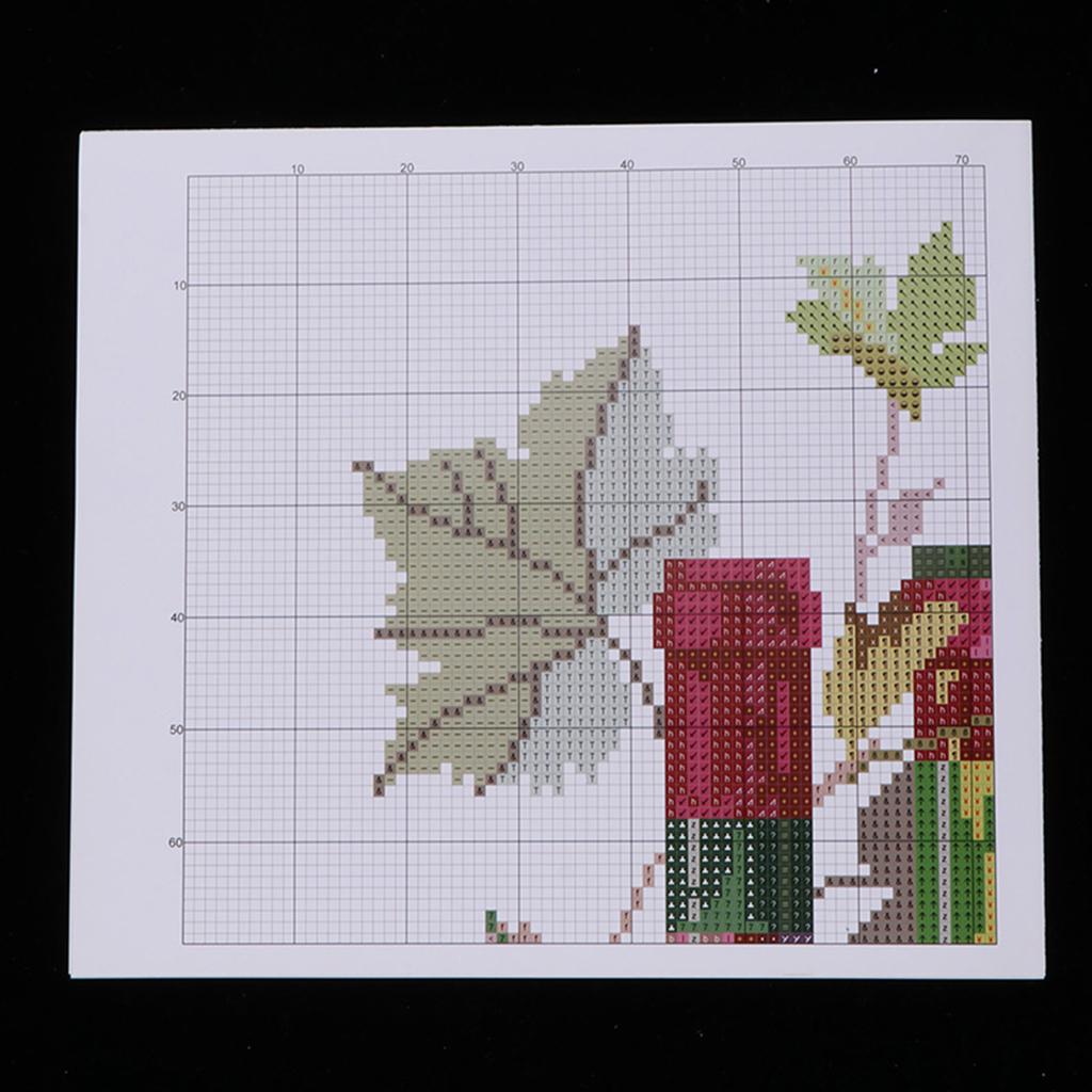 Life & Wine Pattern 11 Counted Cross Stitch Kits for Bedroom Wall Decor