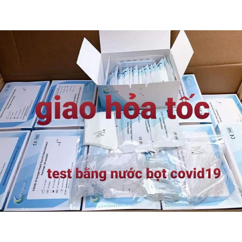 01 bộ test nhanh C.O.V.I.T.19 tại nhà bằng nước bọt