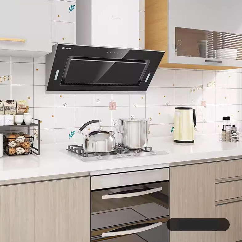 CUỘN 3 mét dài Decal dán bếp tráng nhôm cách nhiệt mẫu HAPPY LIFE khổ 60cm